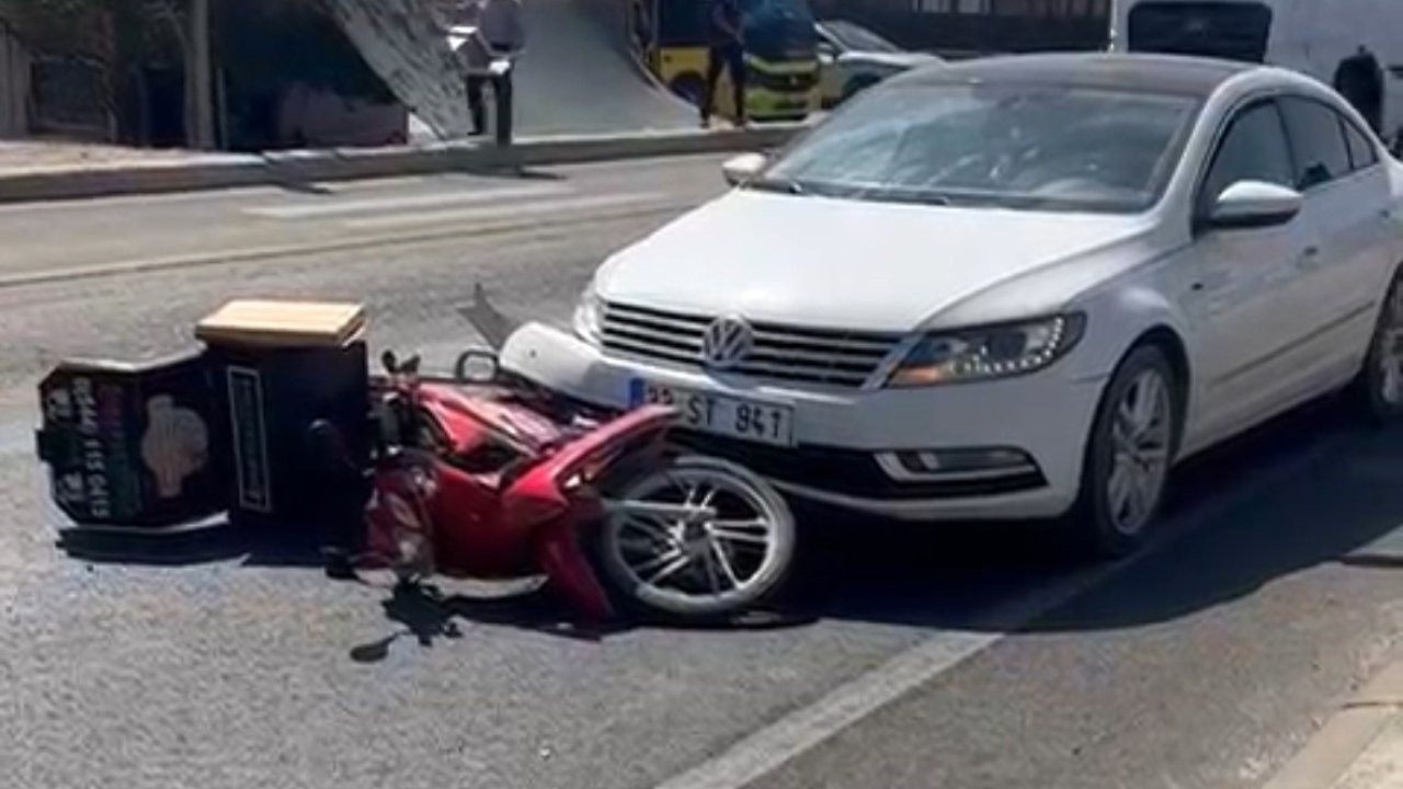 Mardin’de otomobil ile motosiklet çarpıştı: 1 yaralı