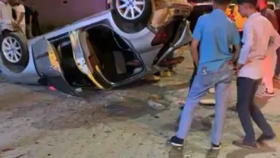 Muş-Bitlis yolunda kaza: Otomobil takla attı, 1 yaralı