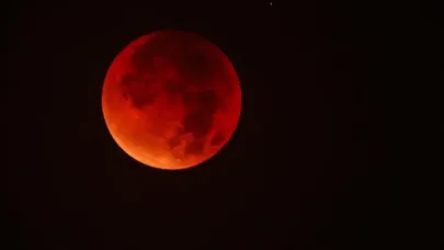 Kanlı Ay Tutulması Heyecanı Iğdır'da Yaşandı