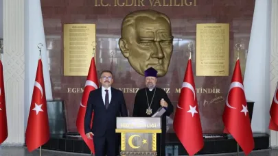 Ermeni Patriği’nden Iğdır Valisi’ne Ziyaret