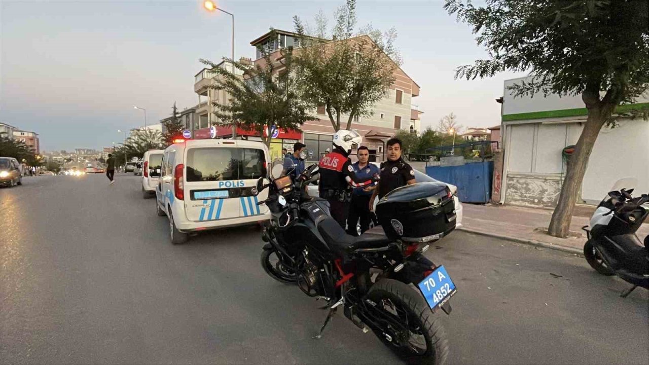 Polisin ’dur’ ihtarına uymayan motosikletli, kovalamaca sonucu yakalandı