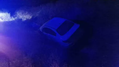 Kontrolden çıkan otomobil şarampole devrildi: 1 yaralı