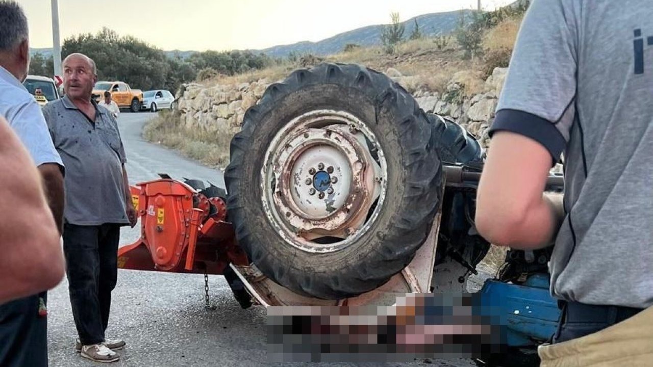 Karaburun’da traktör kazası: 1 ölü