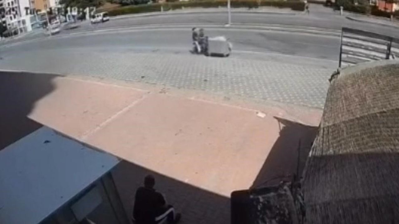 Kayseri’de kahkahaya boğan kaza