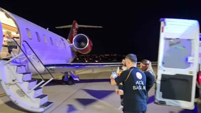 Ambulans uçak 4 buçuk aylık bebek için havalandı
