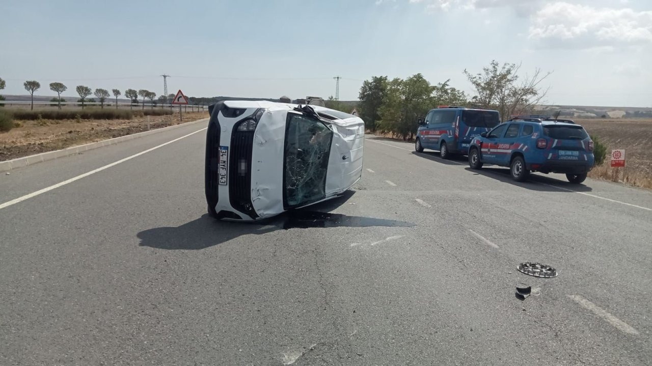 Muratlı’da trafik kazası: 2 yaralı