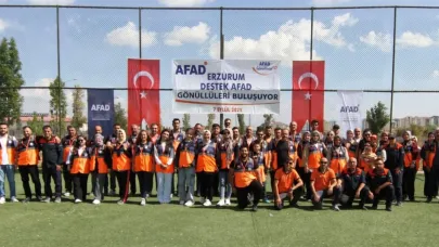 AFAD gönüllüleri gönüllerince eğlendi
