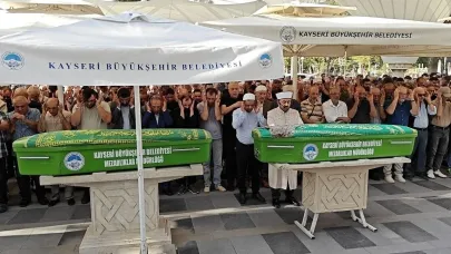 Kayseri’de feci kazada hayatını kaybeden anne-oğul toprağa verildi