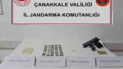 Jandarma çalınan altınları teslim etti