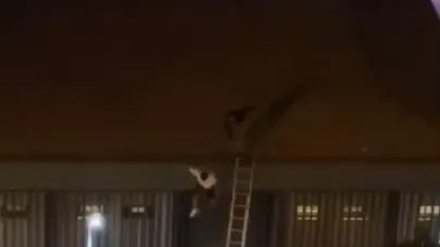 Özel güvenlik görevlileri, konseri kaçak izleyen genci çatıdan aşağı attı