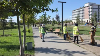 Millet Bahçesinde Genel Temizlik Çalışması