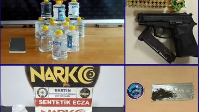 Bartın’da bir haftada araması bulunan 6 kişi  yakalandı