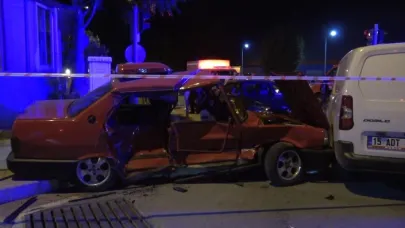 Burdur’da feci kaza: 1 ölü 4 yaralı