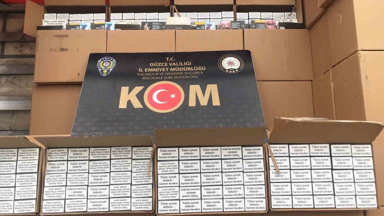 Düzce’de polis ve jandarma kaçakçılara göz açtırmıyor