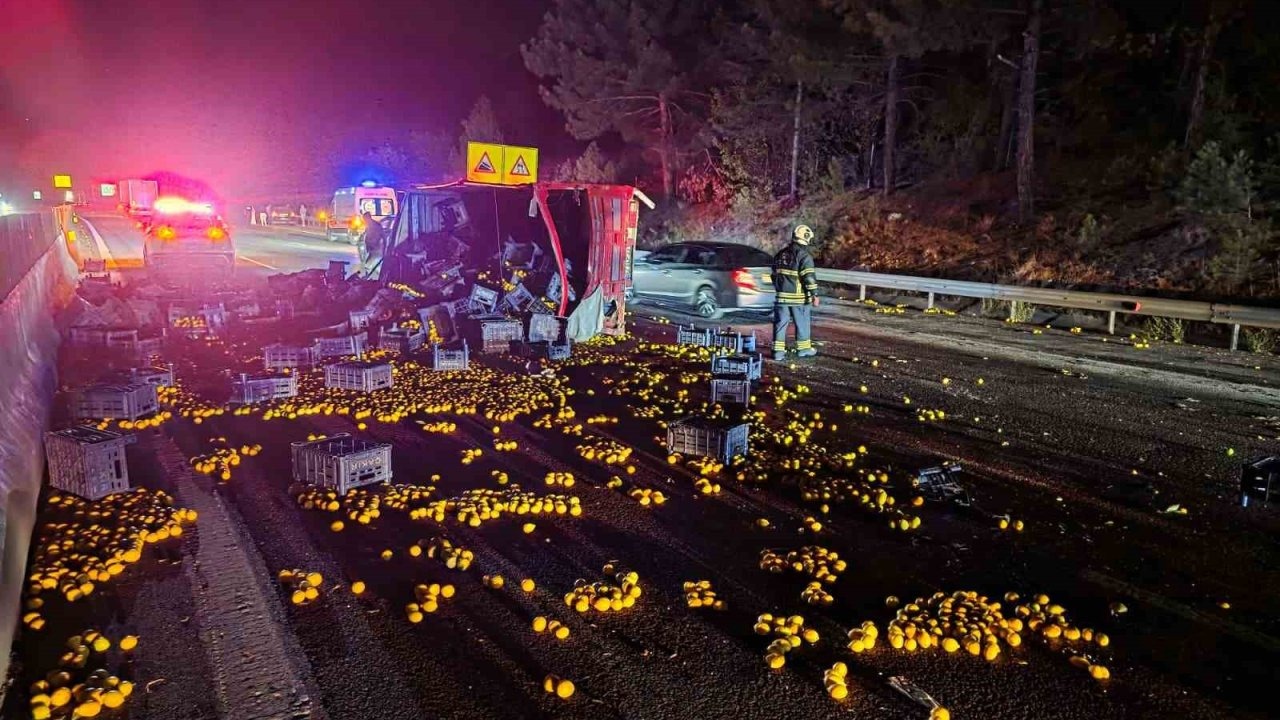 Otoyolda zincirleme kaza: 1 ağır yaralı