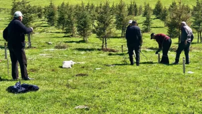 Mahalle halkı imece usulü gölet yaptı