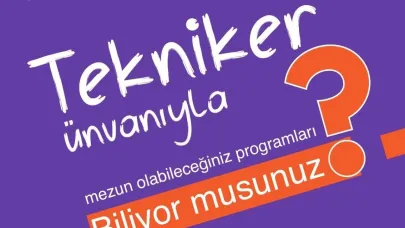 Açıköğretim Fakültesi, mezunlarına tekniker ünvanı ile geniş kariyer imkanı sunuyor