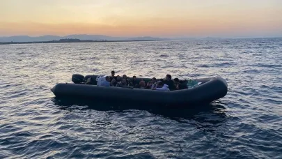 Aydın açıklarında 25 düzensiz göçmen yakalandı