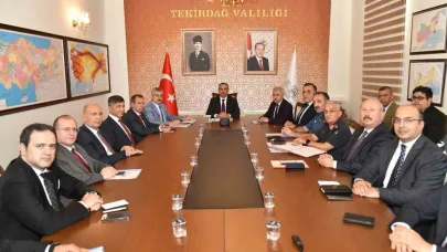Tekirdağ’da 2025-2026 Akademik Yılı güvenlik ve koordinasyon toplantısı yapıldı
