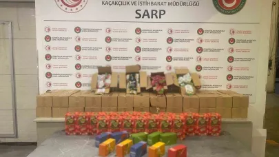 Sarp Gümrük Kapısı ve İstanbul’da 601 kilo uyuşturucu ele geçirildi