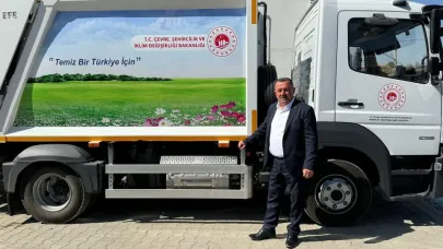 Melekli Belediyesine Yeni Çöp Aracı
