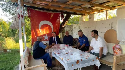 Kaymakam Erdoğan’dan Şehit Ailesine Ziyaret