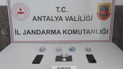 Alanya’da yarım kilo kokain ele geçirildi