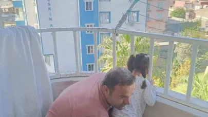 Cizre’de kafası demir korkuluğuna sıkışan çocuğu itfaiye ekipleri kurtardı