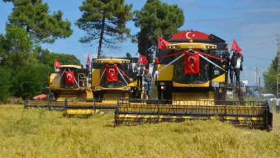 Samsun’da "1. Çeltik Hasat Günü"