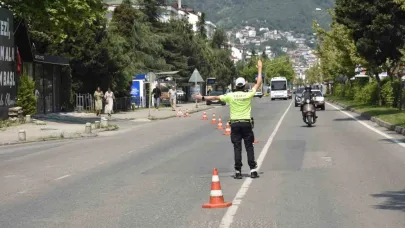 Ordu’da bir haftada 19 bine yakın araç ve sürücüsü denetledi