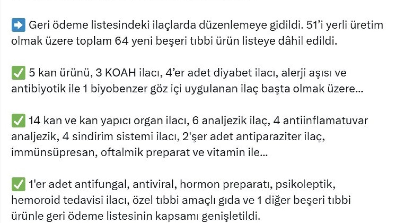 Bakan Memişoğlu’ndan müjde