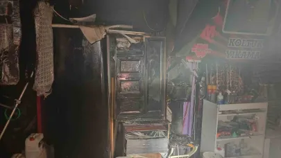 Susurluk’ta iş yerinde korkutan yangın