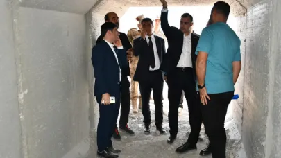 KAYMAKAM GÜLNAR VE VALİ YARDIMCISI ÇELEBİ, AĞRI DAĞI GÜVENLİK YOLUNDA İNCELEMELERDE BULUNDU