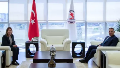 Rektör Gürel'den Samsun Ondokuz Mayıs Üniversitesi Rektörü Aydın'a Ziyaret