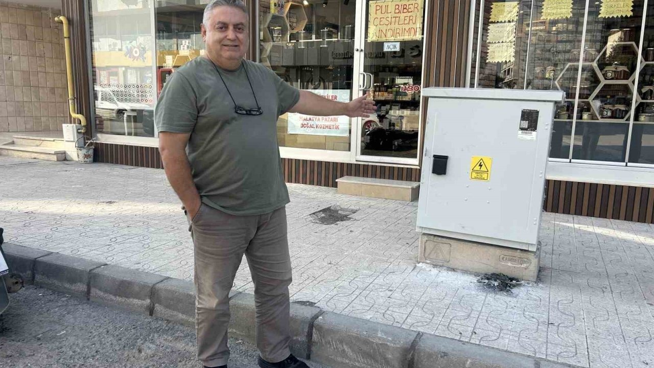 Hatay’da trafo yangını itfaiye ekiplerince söndürüldü