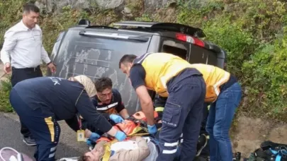 Zonguldak’ta yağış kazayı beraberinde getirdi: 1 yaralı