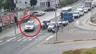 Yol yerine kaldırımı kullanınca cezadan kurtulamadı