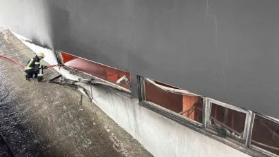Trabzon’da AVM’deki yangın büyük ölçüde kontrol altına alındı