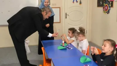 Başkan Dilsiz, Kur’an kursu öğrencilerle bir araya geldi