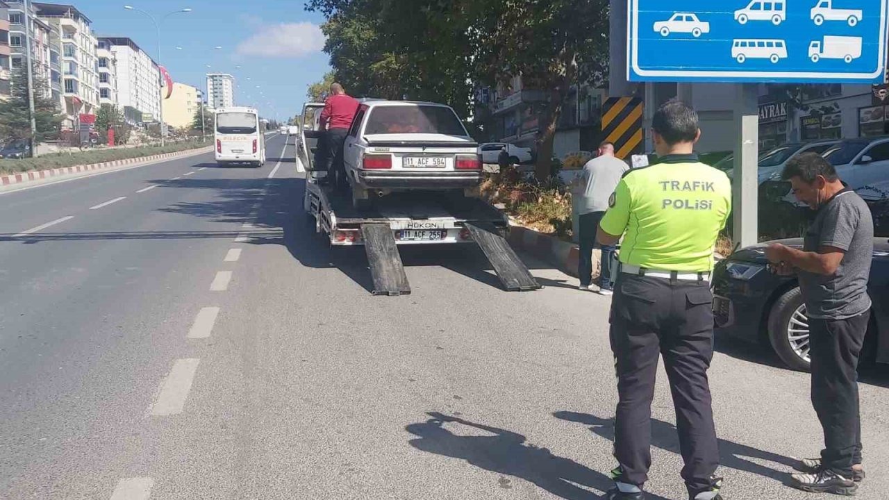 Bilecik’te korsan taksiciye ceza yağdı