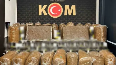 Polis 60 bin adet makaron ele geçirdi