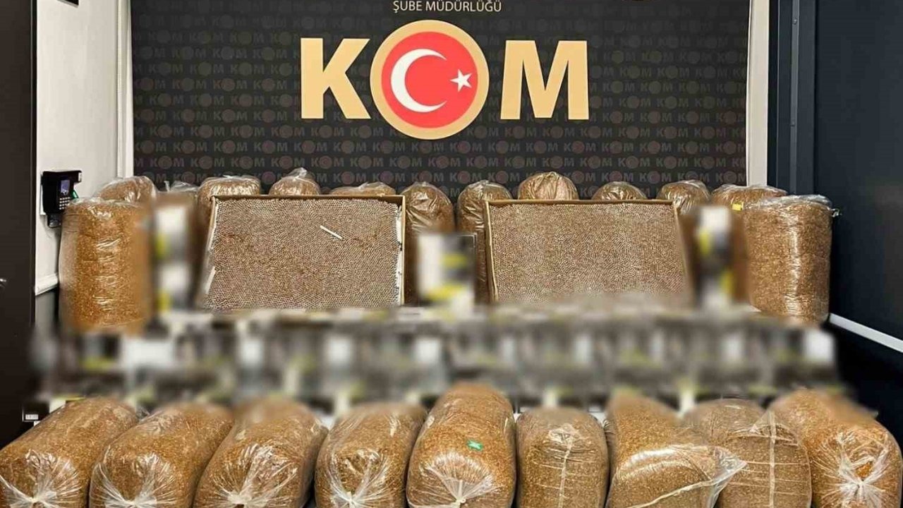 Polis 60 bin adet makaron ele geçirdi