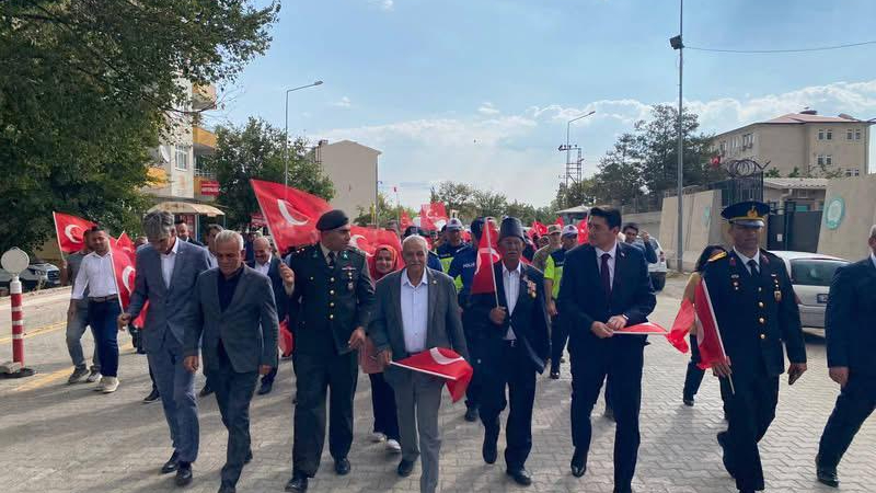 Karakoyunlu’da Gaziler Günü Gurur Yürüyüşü