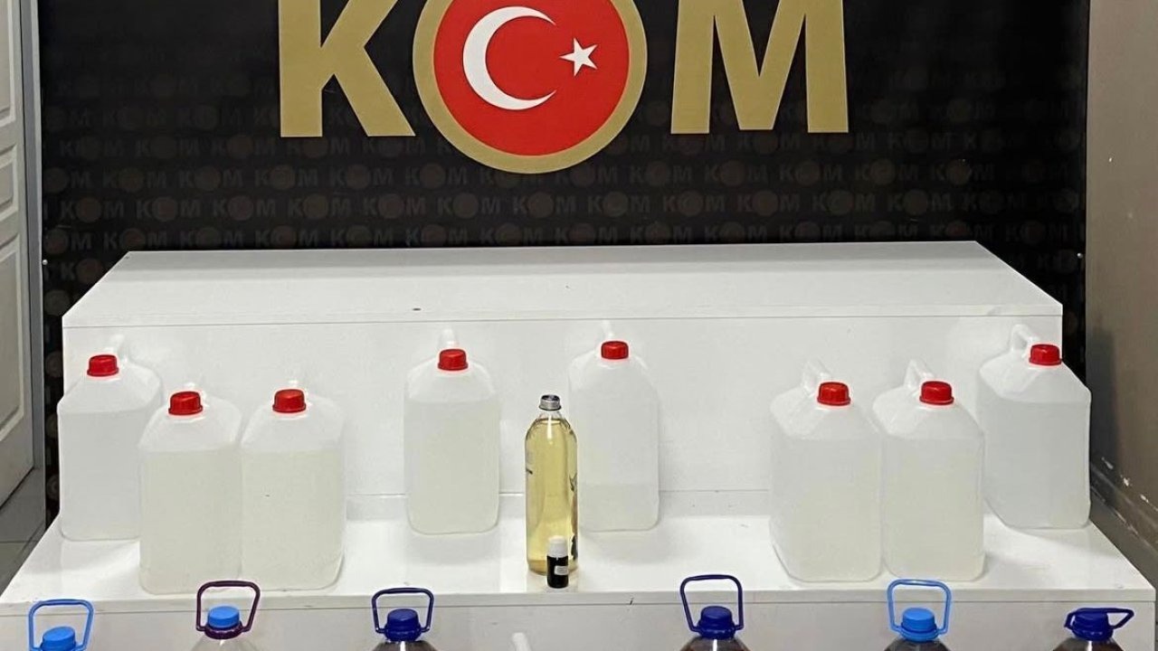 Isparta’da kaçak alkol operasyonu: 69 litre sahte içki ele geçirildi