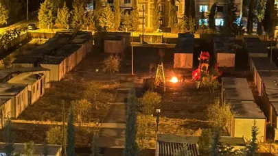 Boşaltılan konteyner kent, madde bağımlılarının yuvası haline geldi