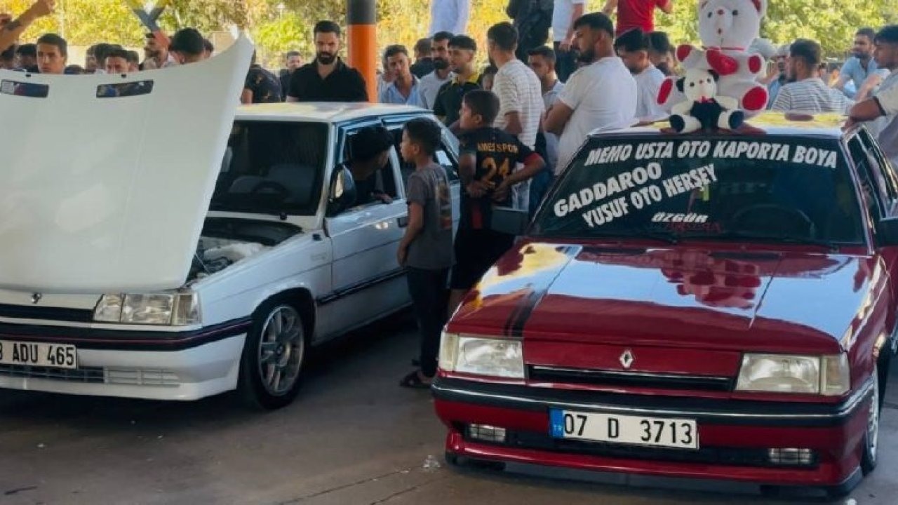 Modifiye araç tutkunları Suriye sınırında buluştu
