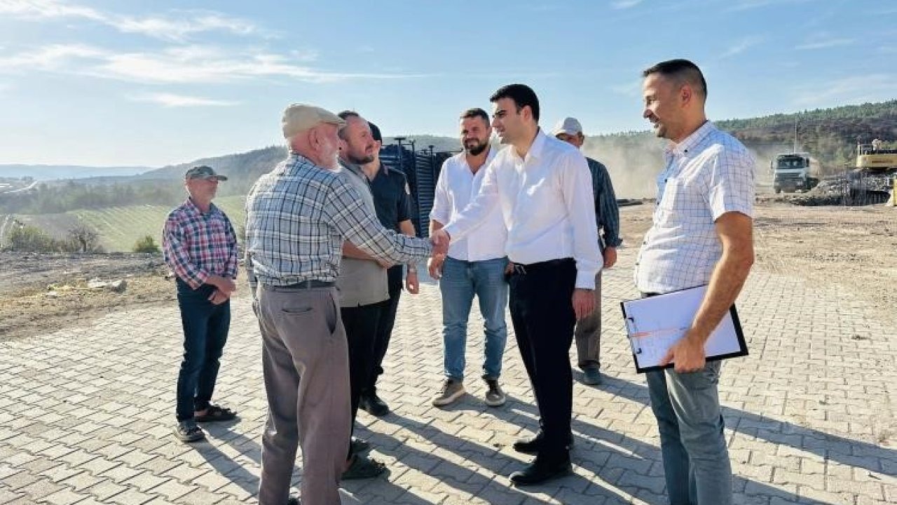 Yangın bölgesinde çalışmalar devam ediyor