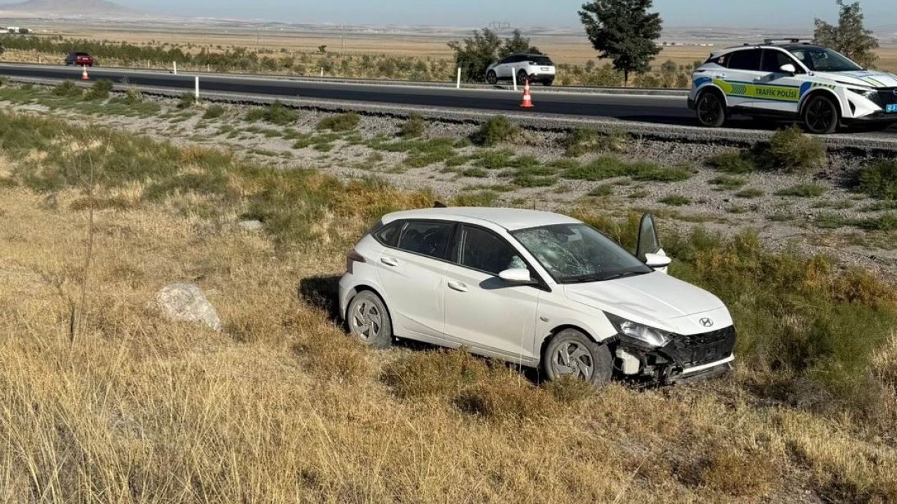 Karapınar’da trafik kazası: 1 yaralı