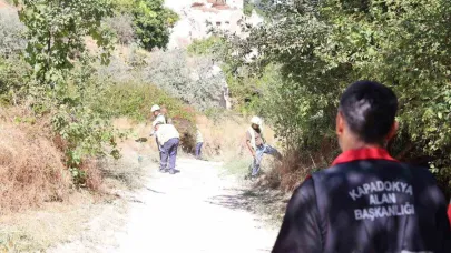 Kapadokya’da çevre düzenlemesi başladı