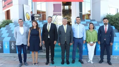 DPÜ’de sıfır atık kutuları teslim töreni düzenlendi